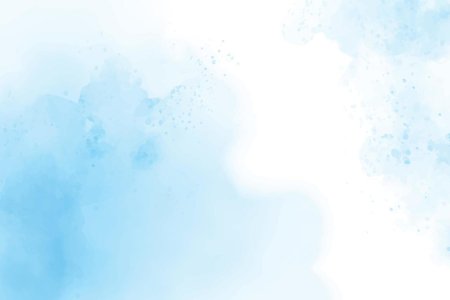 Голубой фон акварель
