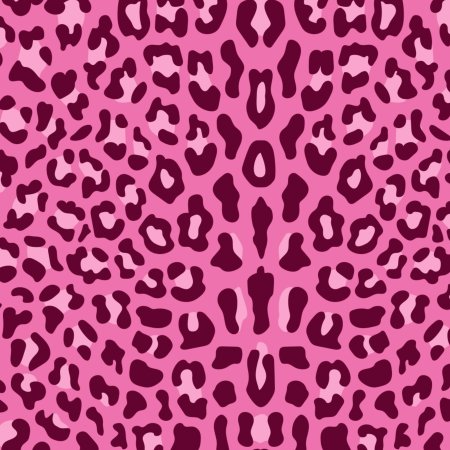 Розовый леопард принт
