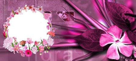 Цветочная рамка