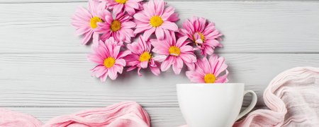 Цветы на кружку