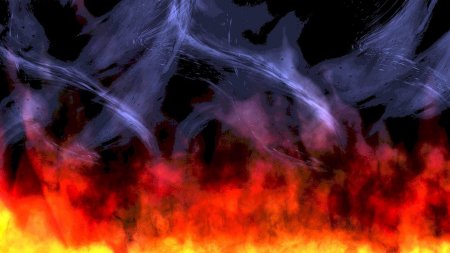 Красный огненный фон