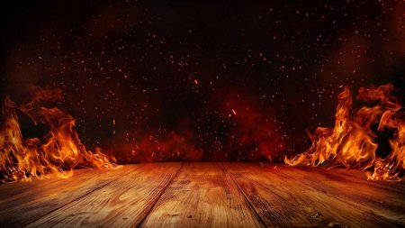 Фон с огнем