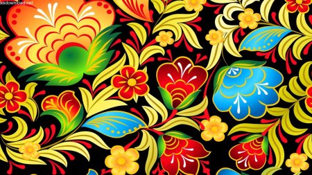 Хохлома роспись паттерн