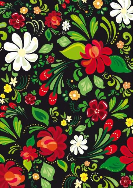 Цветной орнамент