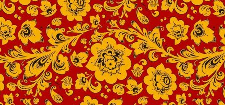 Хохлома паттерн Денис Симачев