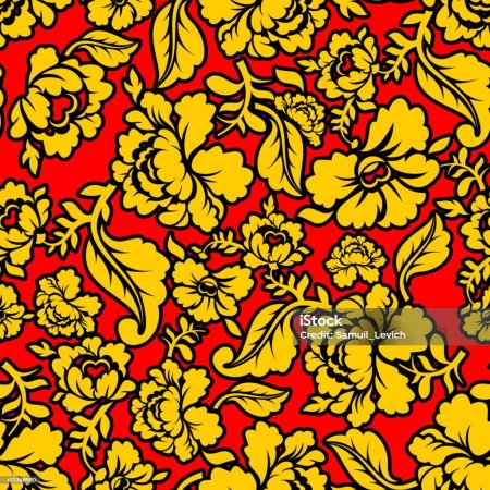 Хохлома оранжевая