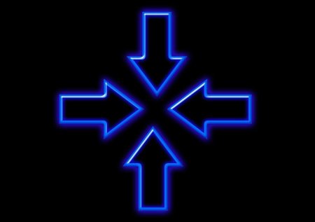 Неоновый указатель