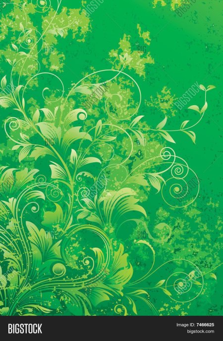 Зеленые узоры