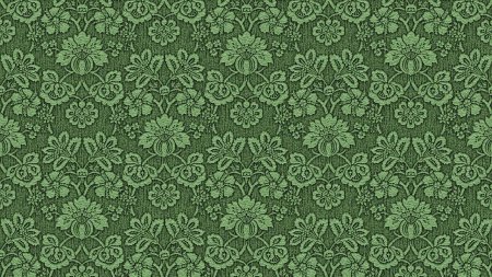 Орнамент зеленый