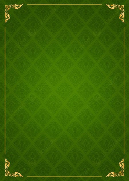 Зелено золотой фон