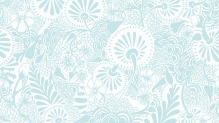 Голубой фон с узорами