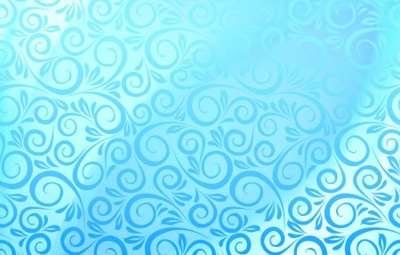 Голубой фон с орнаментом