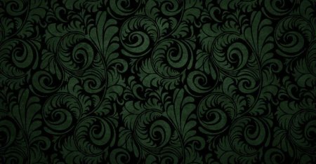 Черный фон с узорами