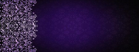 Фиолетовые узоры