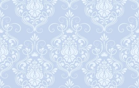 Голубой фон с орнаментом