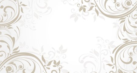 Белый фон с узорами