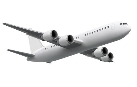 Самолет белый