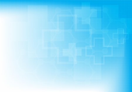 Голубой медицинский фон