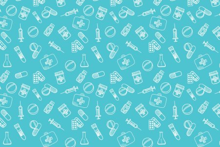 Медицина паттерн вектор