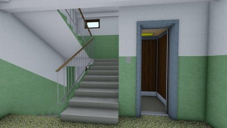 Лестничная клетка в подъезде