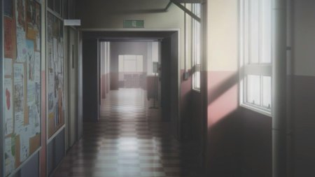 Коридор школы аниме гача лайф