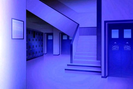 Коридор школы аниме гача лайф