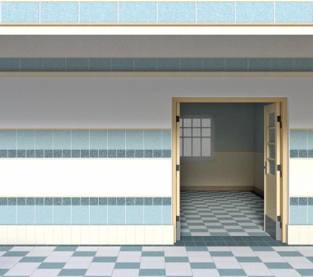 Фон школьного коридора для гача лайф