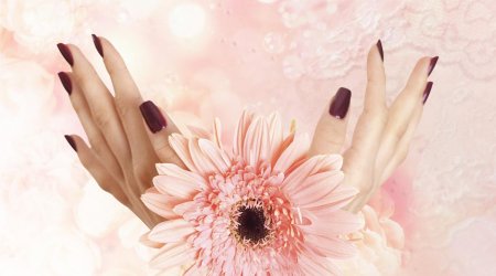 Фон для рекламы маникюра