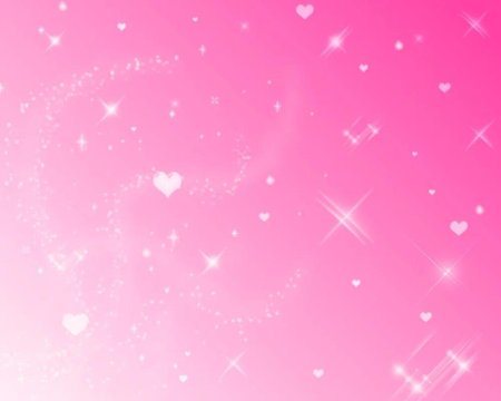 Розовый фон с сердечками