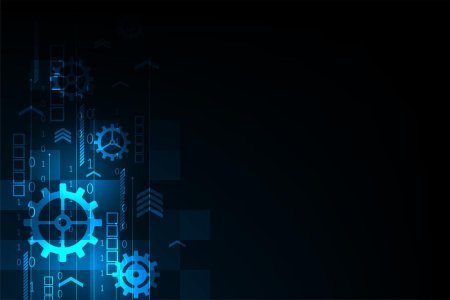 Темный фон информационные технологии