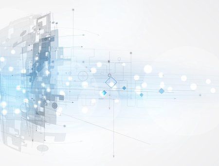 Абстракция на белом фоне