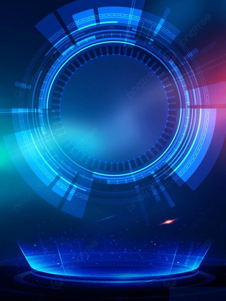 Синий абстрактный фон