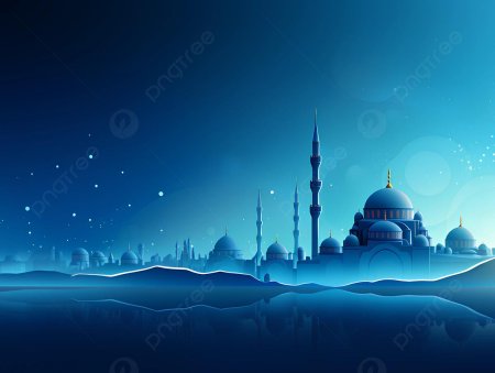 Фон с мечетью