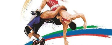 Борцы греко-римской борьбы вектор