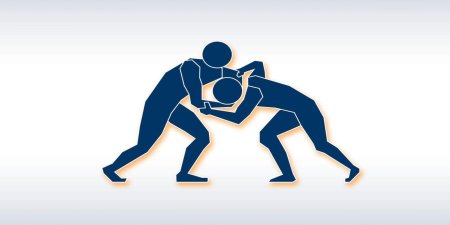 Вольная борьба вектор