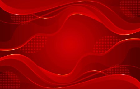 Красная абстракция