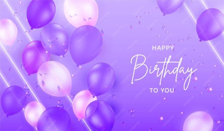 Birthday backgrounds Purple