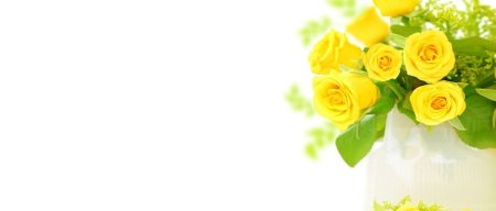 Букет желтых роз