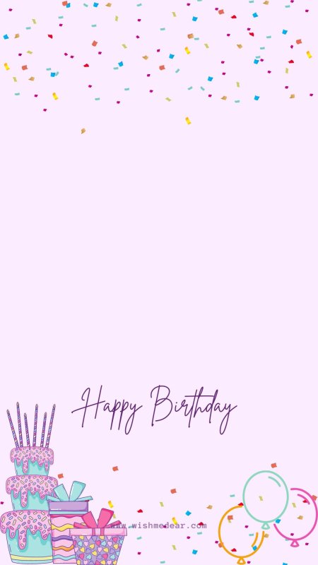 Фон для открытки с днем рождения нейтральный