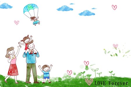 Семья фон для презентации