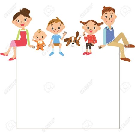 Рамка для презентации семья