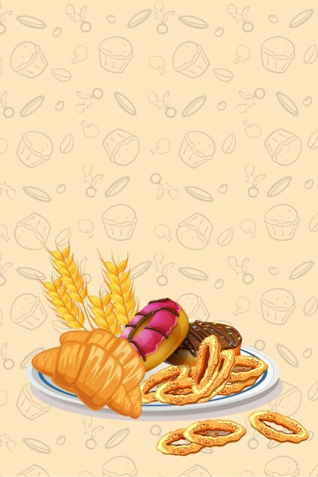 Хлебобулочный фон