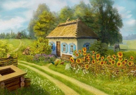 Фотообои твоя Планета премиум Хуторок 291х204 см