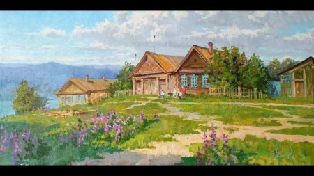 Деревенские улицы художник — Александр Ремезов