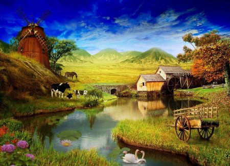 Деревенские пейзажи