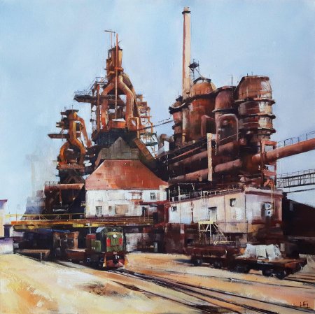 Донецкий металлургический завод доменные печи