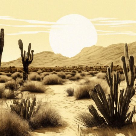 Пустыня иллюстрации