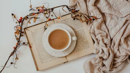 Эстетика книг и кофе