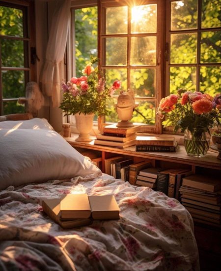 Спальня уютная