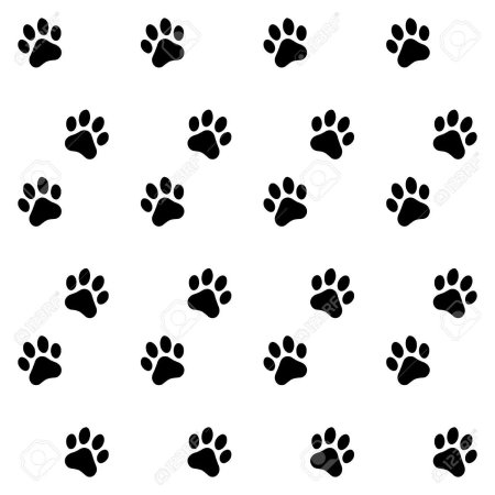 Отпечаток лапки собаки